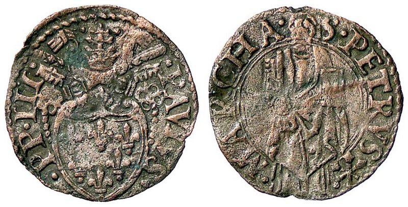 ZECCHE ITALIANE - ANCONA - Paolo III (1534-1549) - Quattrino - Stemma semiovale ...