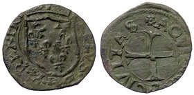 ZECCHE ITALIANE - L'AQUILA - Carlo VIII, Re di Francia (1495) - Cavallo - Scudo di Francia coronato /R Croce trifogliata CNI 47/49; MIR 109 (CU g. 1,6...