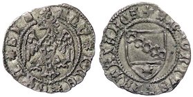 ZECCHE ITALIANE - AQUILEIA - Antonio II Panciera (1402-1411) - Denaro - Stemma del Patriarca /R Aquila spiegata con la testa a s. Ber. 67; Biaggi 191 ...