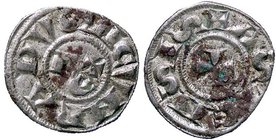 ZECCHE ITALIANE - ASTI - Comune (1140-1336) - Denaro - CVNRADUS II; nel campo REX /R ASTENSIS; Croce patente MIR 34; Biaggi 232 (MI g. 0,72)
BB