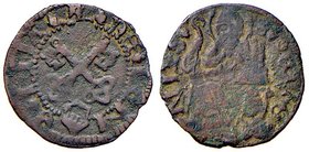 ZECCHE ITALIANE - BOLOGNA - Giovanni II Bentivoglio (1494-1509) - Quattrino - Stemma /R San Giovanni CNI 63/70; MIR 49 RR (MI g. 0,77)
MB-BB