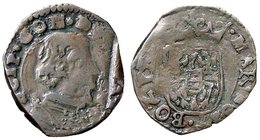 ZECCHE ITALIANE - BOZZOLO - Scipione Gonzaga (secondo periodo, 1613-1670) - Sesino - Busto a d. /R Stemma coronato CNI 188/193; MIR 92 (MI g. 1,06)
m...