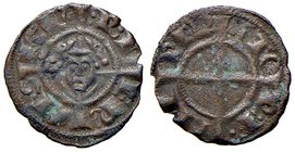 ZECCHE ITALIANE - BRINDISI - Federico II (1197-1250) - Denaro (1239) - Croce intersecante /R Testa coronata MIR 282 NC (MI g. 0,61)
BB