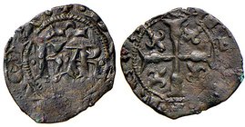 ZECCHE ITALIANE - BRINDISI - Carlo I d'Angiò (1266-1278) - Denaro - Nel campo KAR /R Croce patente con giglietti nei quarti MIR 355 R (MI g. 0,67)
BB...