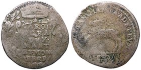 ZECCHE ITALIANE - CASALE - Carlo II Gonzaga (1647-1665) - 4 Reali 1662 - Scritta in cartella coronata /R Cervo che corre verso s. CNI 14/15; MIR 358 R...