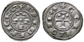 ZECCHE ITALIANE - CREMONA - Comune (1155-1330) - Inforziato - Lettere nel campo /R Croce patente con globetto nel 1° e 2° quarto; con punta nel 3° e 4...