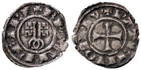 ZECCHE ITALIANE - VITERBO - Sede Vacante (1268-1271) - Denaro Paparino - Due chiavi in palo /R Croce patente Munt. 2; MIR 132 R (MI g. 0,56)
BB