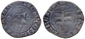 SAVOIA - Amedeo VI il Conte Verde (1343-1383) - Forte escucellato - Grande A tra 4 rosoni a 6 petali /R Scudo sabaudo tra 3 rosette MIR 85a RRR (MI g....