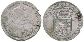 SAVOIA - Vittorio Amedeo II (reggenza, 1675-1680) - Lira 1678 MIR 838d R AG Frattura di conio
BB/BB+