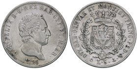 SAVOIA - Carlo Felice (1821-1831) - 5 Lire 1828 G Pag. 74; Mont. 66 AG
qBB