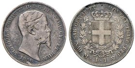 SAVOIA - Vittorio Emanuele II (1849-1861) - Lira 1859 M Pag. 413; Mont. 87 R AG
MB-BB