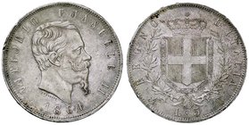 SAVOIA - Vittorio Emanuele II Re d'Italia (1861-1878) - 5 Lire 1864 N Pag. 485; Mont. 166 R AG Colpetti
SPL-FDC