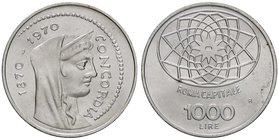 REPUBBLICA ITALIANA - Repubblica Italiana (monetazione in lire) (1946-2001) - 1.000 Lire 1970 - Roma Capitale Mont. 6 AG
FDC