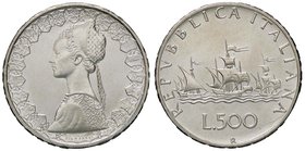 REPUBBLICA ITALIANA - Repubblica Italiana (monetazione in lire) (1946-2001) - 500 Lire 1964 - Caravelle Mont. 7 AG
FDC