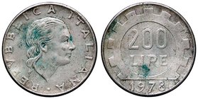 REPUBBLICA ITALIANA - Repubblica Italiana (monetazione in lire) (1946-2001) - 200 Lire 1978 (MB g. 5,09)
BB