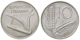 REPUBBLICA ITALIANA - Repubblica Italiana (monetazione in lire) (1946-2001) - 10 Lire 1965 Mont. 14 IT
FDC