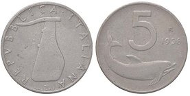 REPUBBLICA ITALIANA - Repubblica Italiana (monetazione in lire) (1946-2001) - 5 Lire 1956 Mont. 8 RR IT
qBB