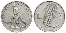 REPUBBLICA ITALIANA - Repubblica Italiana (monetazione in lire) (1946-2001) - 2 Lire 1946 Mont. 3 R IT Colpetto
qSPL