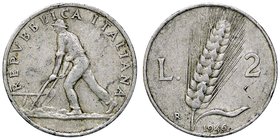 REPUBBLICA ITALIANA - Repubblica Italiana (monetazione in lire) (1946-2001) - 2 Lire 1946 Mont. 3 R IT
MB-BB