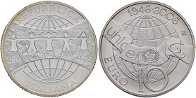 REPUBBLICA ITALIANA - Repubblica Italiana (monetazione in euro) (2002) - 10 Euro 2006 - UNICEF AG In confezione
FDC