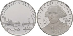 REPUBBLICA ITALIANA - Repubblica Italiana (monetazione in euro) (2002) - 10 Euro 2012 - Guardi AG In confezione
FS