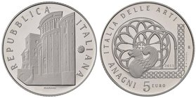 REPUBBLICA ITALIANA - Repubblica Italiana (monetazione in euro) (2002) - 5 Euro 2011 - Anagni - Italia delle arti AG In confezione
FS
