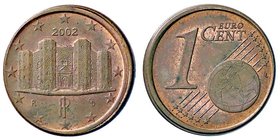 REPUBBLICA ITALIANA - Repubblica Italiana (monetazione in euro) (2002) - Centesimo 2002 CU Conio lievemente decentrato
qFDC