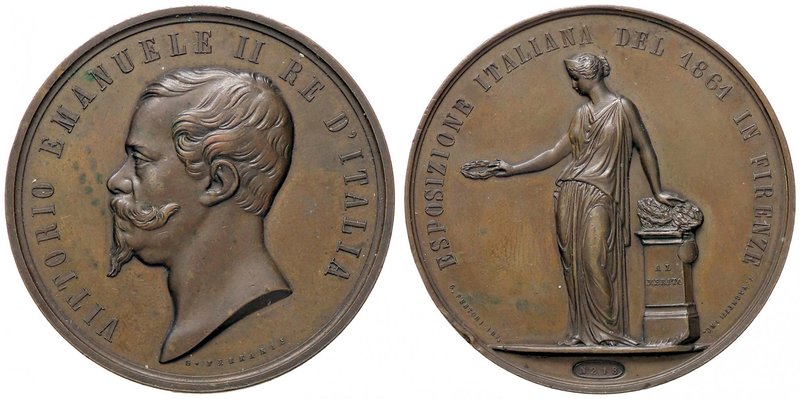MEDAGLIE - SAVOIA - Vittorio Emanuele II Re d'Italia (1861-1878) - Medaglia 1861...