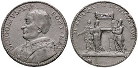 MEDAGLIE - PAPALI - Gregorio XI (1370-1378) - Medaglia PB Ø 38 Postuma
BB+