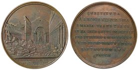 MEDAGLIE - PAPALI - Leone XII (1823-1829) - Medaglia 1825 - Per la ricostruzione della Basilica di San Paolo dopo l'incendio del 1823 AE Opus: Giromet...