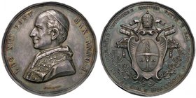 MEDAGLIE - PAPALI - Leone XIII (1878-1903) - Medaglia A. I Mont. 27 R AG Colpetti diffusi
BB+