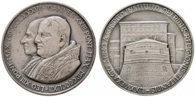 MEDAGLIE - PAPALI - Giovanni XXIII (1958-1963) - Medaglia 1962 - 75° Istituzione delle Opere di Religione - Busti affiancati di Leo XIII e Giovanni XX...