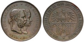 MEDAGLIE ESTERE - AUSTRIA - Francesco Giuseppe (1848-1916) - Medaglia 1886 - Merano AE Ø 34
qSPL