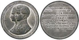 MEDAGLIE ESTERE - AUSTRIA - Francesco Giuseppe (1848-1916) - Medaglia 1854 - Nozze ST Ø 56
SPL
