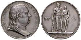 MEDAGLIE ESTERE - FRANCIA - Luigi XVIII (1814-1824) - Medaglia 1804 - Propagazione del vaccino AG Opus: Puymaurin Ø 41 Colpetti
BB-SPL