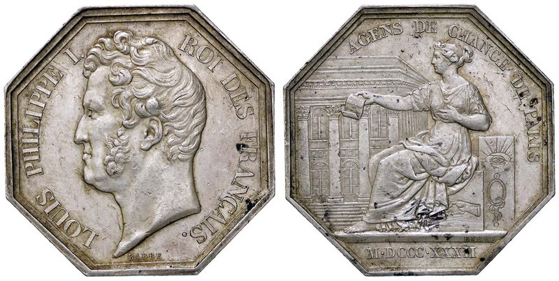 MEDAGLIE ESTERE - FRANCIA - Luigi Filippo I (1830-1848) - Medaglia 1832 - Parigi...
