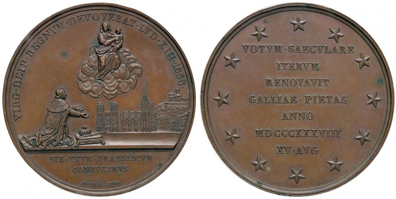 MEDAGLIE ESTERE - FRANCIA - Luigi Filippo I (1830-1848) - Medaglia 1838 - Lione ...