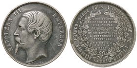 MEDAGLIE ESTERE - FRANCIA - Napoleone III (1852-1870) - Medaglia 1859 - Alleanza franco-sarda per la Liberazione dell'Italia AG Ø 50
BB-SPL