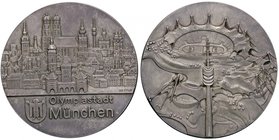 MEDAGLIE ESTERE - GERMANIA - Repubblica Federale (1949) - Medaglia Monaco, Olympiastadt (AG g. 50) Ø 52
qFDC