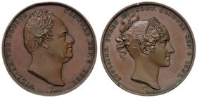 MEDAGLIE ESTERE - GRAN BRETAGNA - Guglielmo IV (1830-1837) - Medaglia 1831 - Nozze con Adelaide AE Opus: Wyon Ø 32 Colpetti
SPL