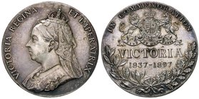 MEDAGLIE ESTERE - GRAN BRETAGNA - Vittoria (1837-1901) - Medaglia 1897 - Giubileo AG Ø 36 Colpetto
SPL