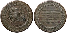 MEDAGLIE ESTERE - UNGHERIA - Francesco Giuseppe (1848-1916) - Medaglia 1865 - Esposizione nazionale millenaria AE Ø 50
SPL