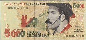 CARTAMONETA ESTERA - BRASILE - Repubblica (1889) - 5.000 Cruzeiros Reias 1993 Pick 241 Lotto di 3 esemplari
FDS