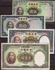 CARTAMONETA ESTERA - CINA - Bank of Communications - 100 Yuan 1936 Pick 217-220 Assieme a - 5, 10 e 50 yuan
BB÷qFDS