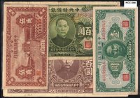 CARTAMONETA ESTERA - CINA - Central Bank of China - 500 Yuan 1943 Assieme a 100 yuan e 50 cents 1943
BB÷SPL+