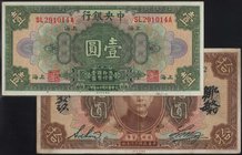 CARTAMONETA ESTERA - CINA - Central Bank of China - 10 Dollari 1923 Pick 176 Assieme a dollaro 1928 qFDS
BB+