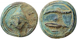 VARIE - Bronzi Riproduce un bronzo di Tarquinia, Auguri e oggetti propiziatori, gr. 258
Buono