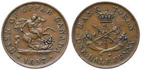 VARIE - Gettoni CANADA - 1/2 penny-token 1857
BB-SPL