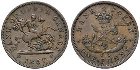VARIE - Gettoni CANADA - Penny-token 1857
BB-SPL