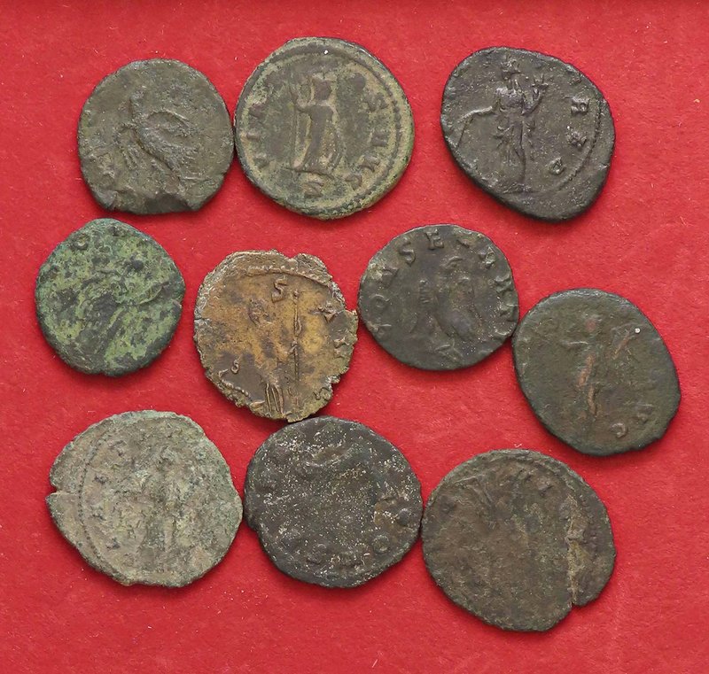 LOTTI - Imperiali Lotto di 10 antoniniani di Claudio II
med. MB
